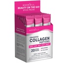 NeoCell Super Collagen Peptides, 10 g Collagen/Single-Serve Packet; Keto Certified, Gluten Free; pre zdravú pokožku, vlasy, nechty a spoločnú podporu;* Neochutený prášok, 20 Servs, 7 Oz.