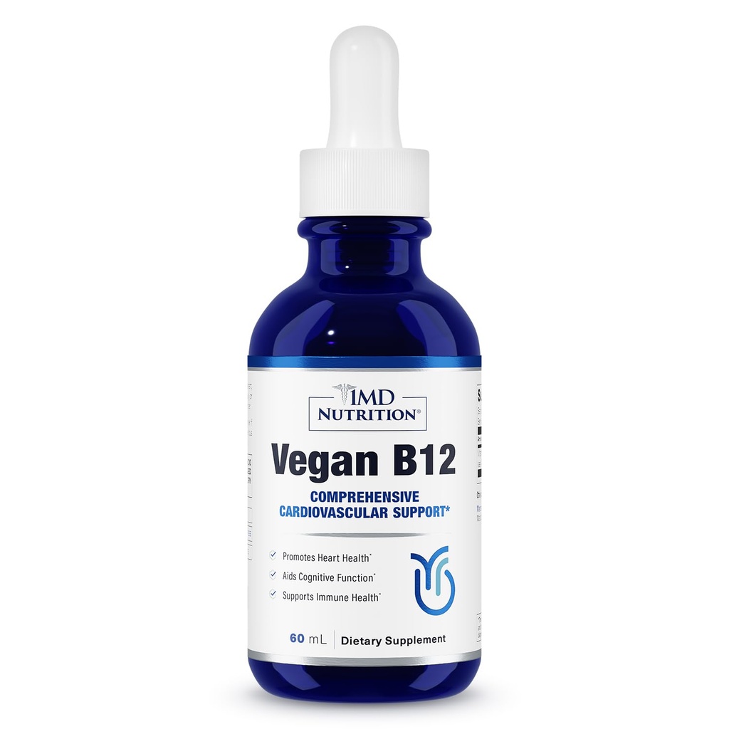 1MD Nutrition Vegán Vitamín B12 I 5000mcg Metylkobalamín doplnok 