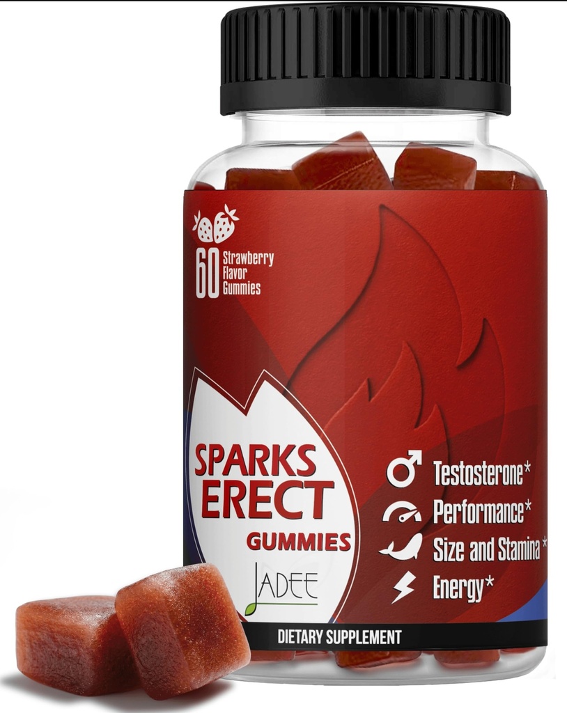 Testosterone Booster Gummies, Male Enhancing Supplement, Add 2 in” Enlargement Gummies for Men, Alpha Male Enhancement Chews Energy, Strength, Stamina, Endurance, Performance, Natural Sparks Erect