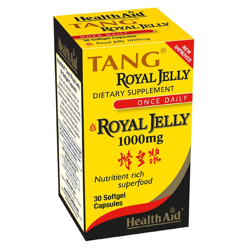 Health Aid, Tang Royal Jelly 1000mg, 30 Softgel kapsuly