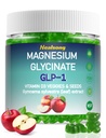 Magnézium Glycinate Gummies 400mg Doplnky s horčíkom Malate & Taurate 