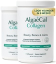 ALGAECAL Collagen - 4 Klinicky podporované Peptidy VERISOL®, FORTIGEL®, UC-II®, FORTIBONE®, Anti-Aging Hydrolyzed Collagen Powder, 60 Servings, Made in USA