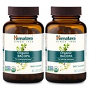 Himalája Bacopa Monnieri Nootropný bylinný doplnok, Mental Alertness, podporuje pokoj, pamäť, Cognition, USDA Organic, Non-GMO, 750 mg, 60 Plant-Based Caplets, 2 balenie, 120 dní dodávky