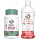 MaryRuth's Multivitamínové Gumies for Women (Cherry & Malina) & Liquid Nighttime Multimineral (Cranberry) 