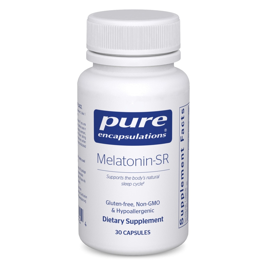 Čistá enkapsulácia Melatonín-SR - Rozšírené uvoľnenie Melatonín - Podpora Restful Sleep* - Sleep Supplement - Gluten Free & Vegan - 30 Kapsule