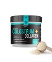 Intentionally Bare Colostrum and Collagen Powder - Bovine Colostrum Powder for Gut Health, Immunity, Hair, Skin and Nails - Unflavored Collagen Supplement with Biotin & Hyaluronic Acid - 60 Servings