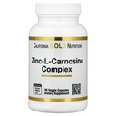 California Gold Nutrition Zinok-L-Karnozín komplex, 90 Veggie Caps