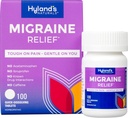 Hylandova migréna Bolesť hlavy Prírodné tablety na zmiernenie bolesti, balenie po 1, 100 grófov (Backaging May Vary)
