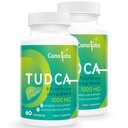 TUDCA podpora pečene Doplnky 1000mg - 120 Vegan Kapsule,TUDCA Biele soli s mliekom bylinné zmesou Vzorec pre čistenie a opravy pečene