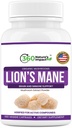 360 Vplyv Levy Mane Huba Supplement Kapsule (150 Kapsule) od Brain Health Suplement, Organic Supplement with Beta-Glucans & Hypromelóza pre kognitívny systém