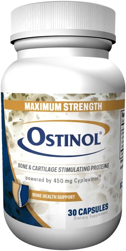 Ostinol Maxium Sila 450mg. kosti a kĺb doplnok. Aktivácia kmeňových buniek Certified. Bio aktívny proteínový komplex pre stredne ťažké straty kostí a stredne ťažké poruchy kĺbov. 30 kapsúl