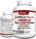 MiracleMulti Multivitamín pre ženy - Ženská podporná formula, Imunitná podpora, Minerály, Biotín, Antioxidanty a superpotraviny Zmes 60 Kapsule