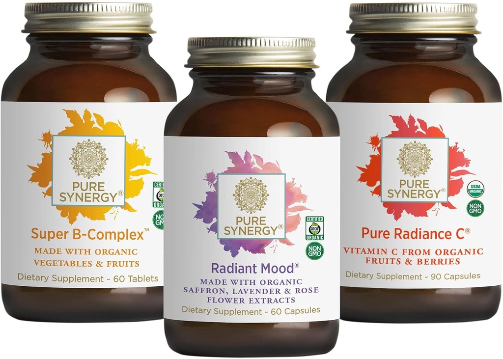 PURE SYNERGY Mood and Adrenal Support Bundle 
