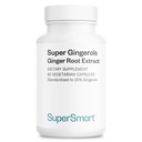 Supersmart - Super Gingerols 400mg za deň (Vysoká potencia 20% Gingerol) - Ginger Root Extract Supplement 