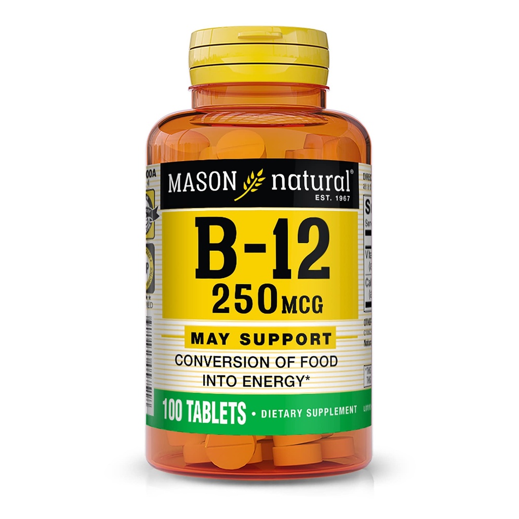 Mason Vitamíny Mason Vitamín B 12 250 μg Tablety