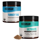 Huby freshCap Imunity Bundle (powder Turkey chvost a Ultimate Mushrom Complex Powder)