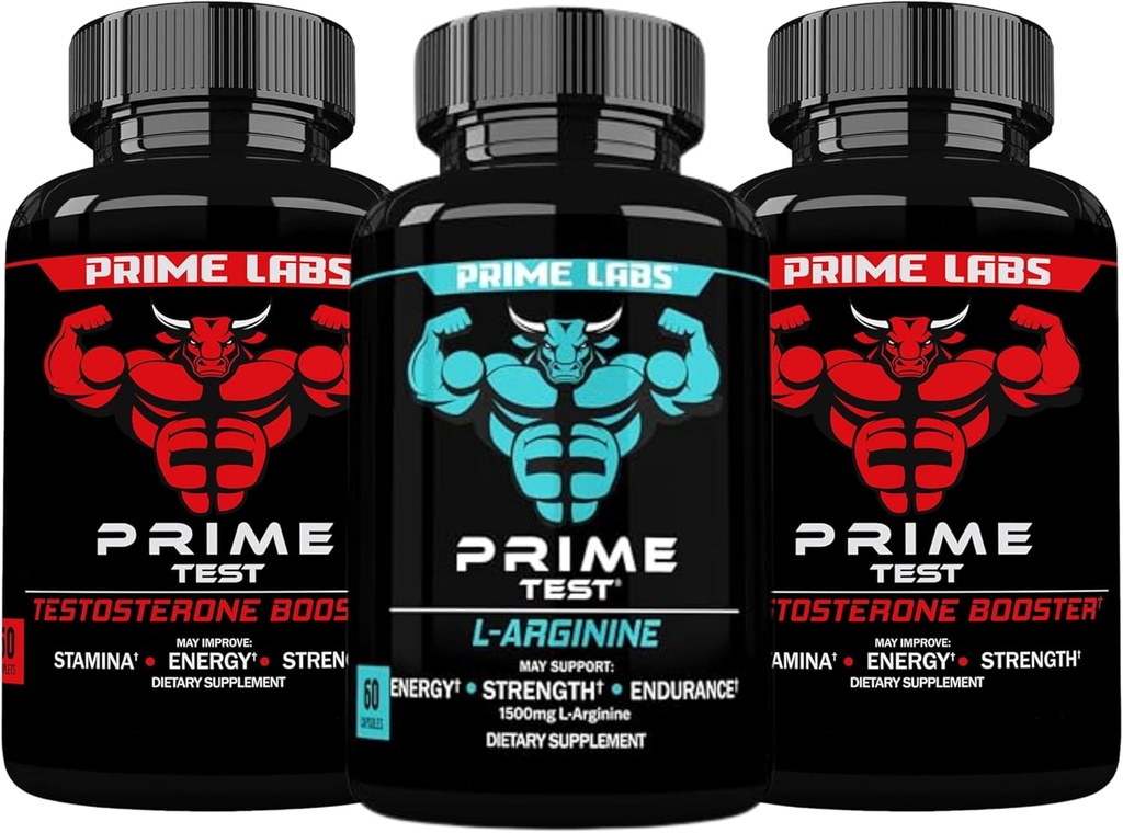 Prime Labs Prime Test (2 balenia) + L Arginín Oxid dusnatý (60 počet)