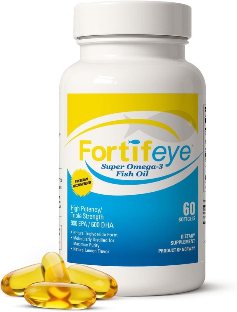 Omega 3 rybí olej 60Count 1600 mg Made in Norway - High Potency Fish Oil Omega 3 Doplnky Triglyceridová forma s EPA a DHA doplnky pre ženy a mužov Žiadne ryby po chuti Prírodná citrónová príchuť