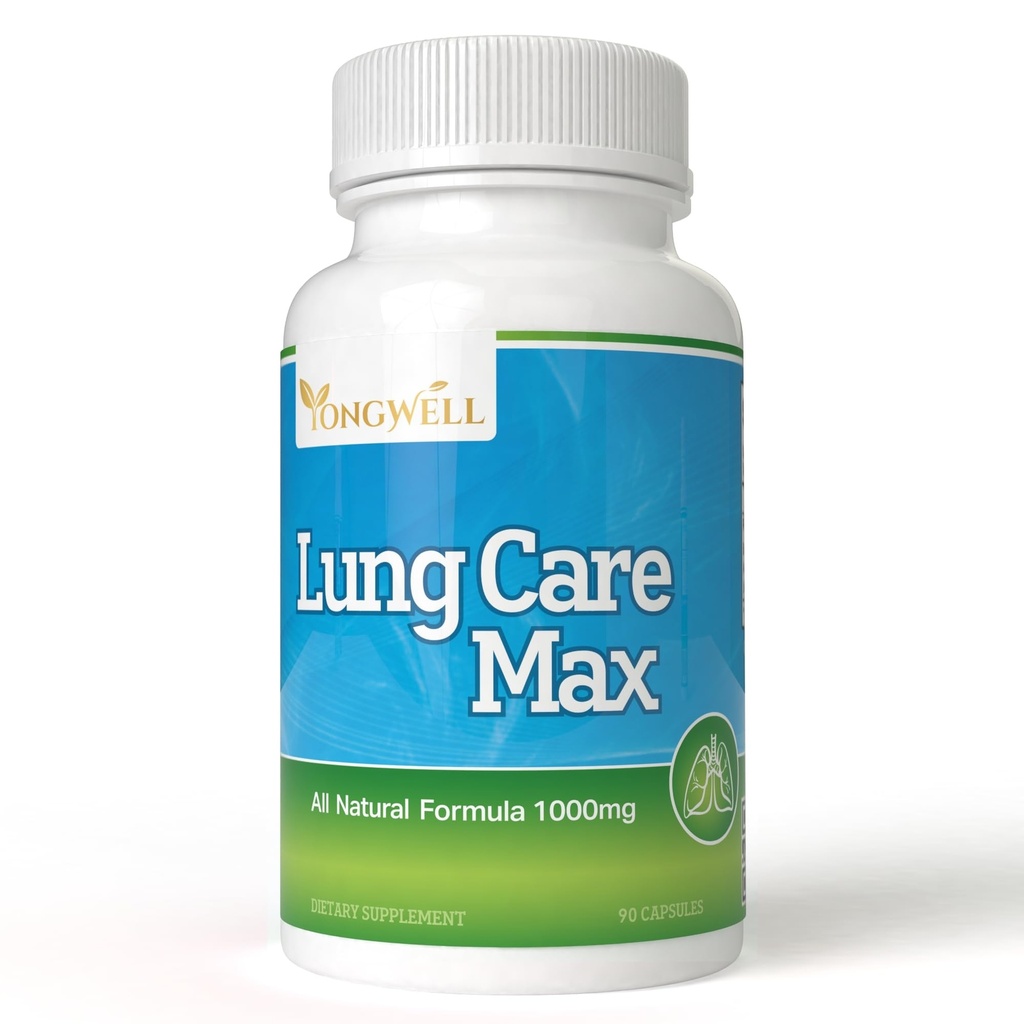 Lung Care Max, Special Antioxidant Formula s americkým ženšenom, Bee Propolis, a Royal Jelly (90 Kapsule)