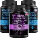 MEDCHOICE spánkový melatonín (90ct) a nootropný mozog (120ct) doplnok Bundle - Wellness Duo pre spánok, mozog, zameranie, a podpora nálady - Vegan, non-GMO, Gluten-free