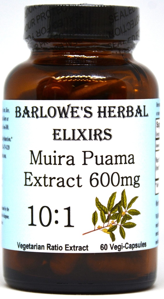 Barlowe bylinné Elixirs Muira Puama 10:1 extrakt 