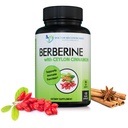 DOPLNKOVÉ DOPLNKY PRE LEKÁRA Berberine s cejlónskou škoricou - 1200mg Berberine & 100mg Organic Ceylon škorica - 120 Veggie Capsules, Healthy Immune System & Gastrointestinálne Wellness