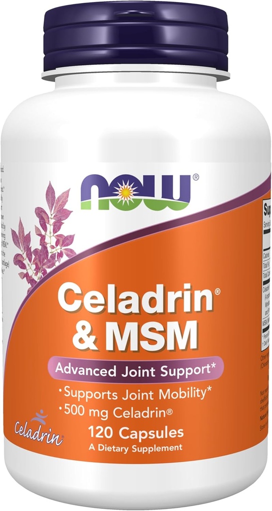 Teraz Foods Supplements, Celadrin® & MSM, 500 mg Celadrin®, Advanced Joint Support*, 120 Kapsule