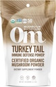 Om Mušroom Superfood Turkey Organic Mushroom Powder, 3,5 Ounce, 50 Služieb, Immune Support, Polysacchrides, Beta-Glucans, Gut Health & Holistric Defense Mushroom Supplement