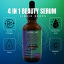 Tekutý kolagén - kyselina hyalurónová, biotín, vitamín C, hydratácia kože, rast vlasov, sila nechtov - Anti-Aging Beauty Serum Supplement (Drop Forma)