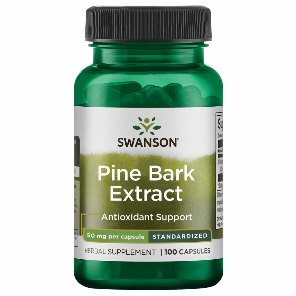 Swanson Pine Bark Extract 50 Milligrams 100 kapsúl