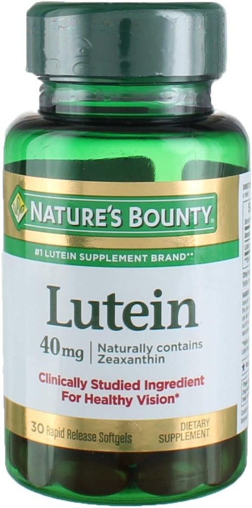 Nature's Bounty Lutein Softgels, 30 počet (Pack of 2)