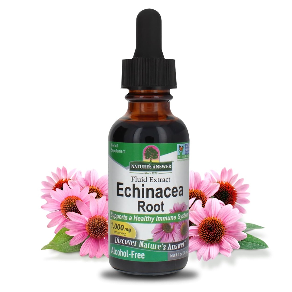 Nature's Answer Echinacea alkohol bez extraktu 1 Fluid Ounce 