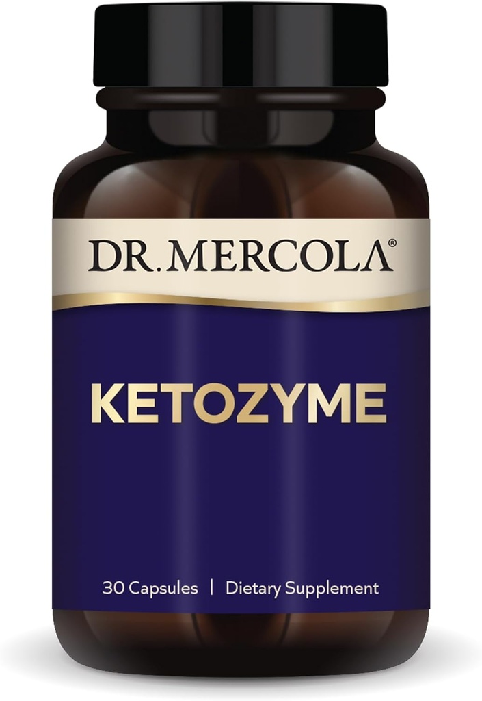 Dr. Mercola Ketozyme, 30 kapsúl, non-GMO, bezlepkové, bez sóje