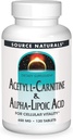Zdroj Naturals Acetyl L-karnitín & Alfa- kyselina lipoová 650mg- 120 tabliet