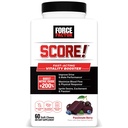 Force Factor Score! Nitric Oxide Supplement for Men with 1,500mg L-Citrulline, Fast Acting Male Vitality Booster for Drive, Desire, and Excitement, Passionate Berry Flavor, 60 Soft Chews