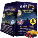 Vitamíny Dr. Price Natural Sleep Aid - Sleep Supplement - Melatonin for Sleep - 30 Pakety - Sleep Aids Dospelí, Tryptophan, Ukľudňujúci horčík prášok, Neostrý spánok Podpora