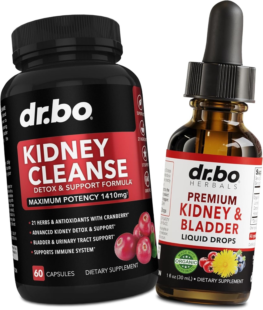 Obličky Čistiť Detox Podpora Supplement & Bladder Health Drops - Organické Obličky močového mechúra Doplnky Drops & Pills Juniper Berry Cleavers Dandelion Cranberry - Obličky Renálne a močové Tract Doplnky