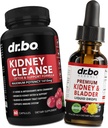 Obličky Čistiť Detox Podpora Supplement & Bladder Health Drops - Organické Obličky močového mechúra Doplnky Drops & Pills Juniper Berry Cleavers Dandelion Cranberry - Obličky Renálne a močové Tract Doplnky