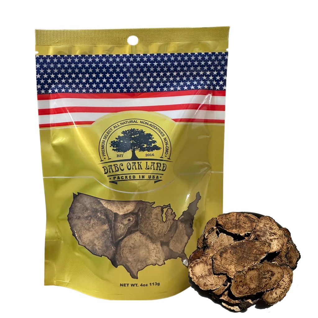 Premium Maca Root Slices, Natural Premium Dry Goods, Edible Dried Maca Slices, Cut & Sifted Tea and Water Soaking, 4oz/Box
