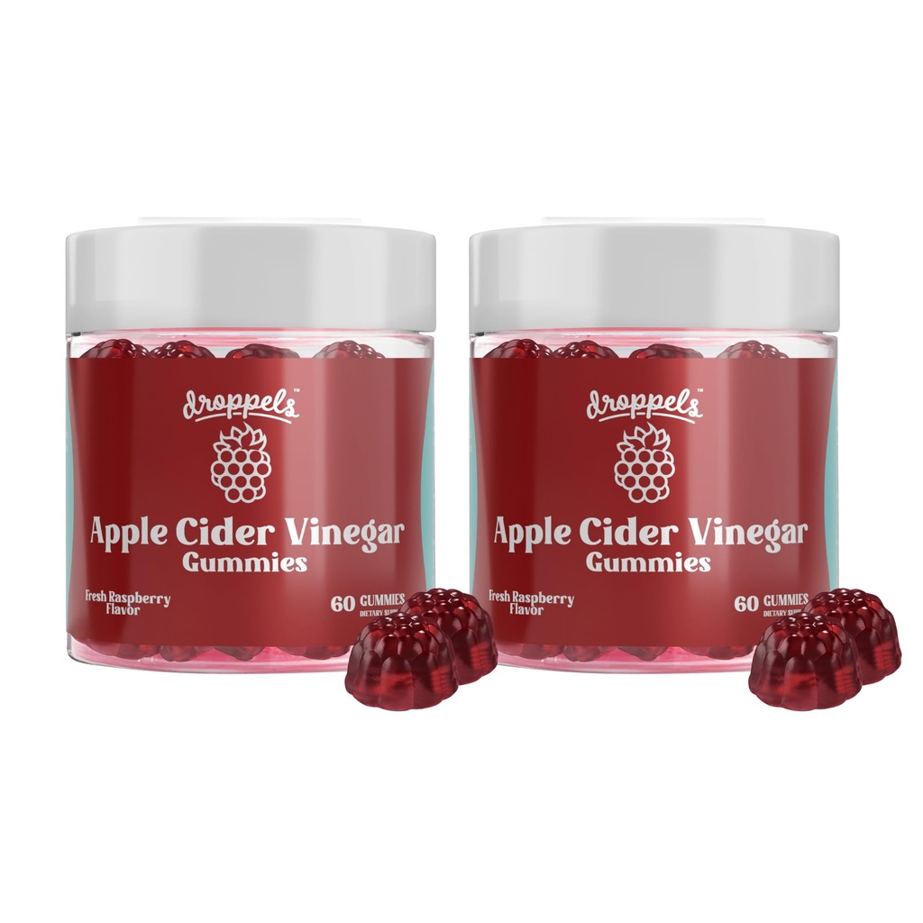 Droppels Apple Cider Ocogar Gummies 1000mg s Beet Root & Pomegranate 