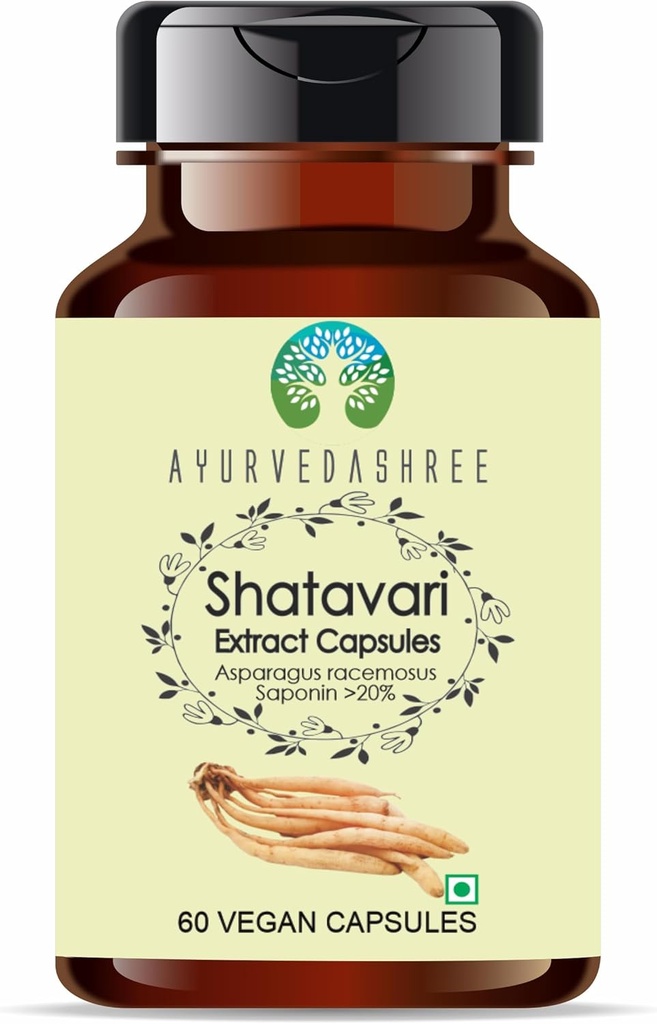 Shatavari Extract 500mg - 60 Vegetariánske kapsule 