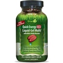 Irwin Naturals Quick Energy RED Liquid Gel Multi s posilňovačom oxidu dusnatého - 72 Liquid Softgels - s posilňovačom oxidu dusnatého, Turmerica, Brown Kelp, Maca a Beet Root