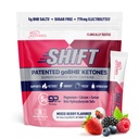 Real Ketones BHB Exogenic Ketones Drink Mix Packets Keto Electrolytes Powder Packets No Cugar with 4 Main Fasting Electrolytes Plus Hydrating Patented Keto BHB - 30 Gróf zmiešaný Berry Caffeine