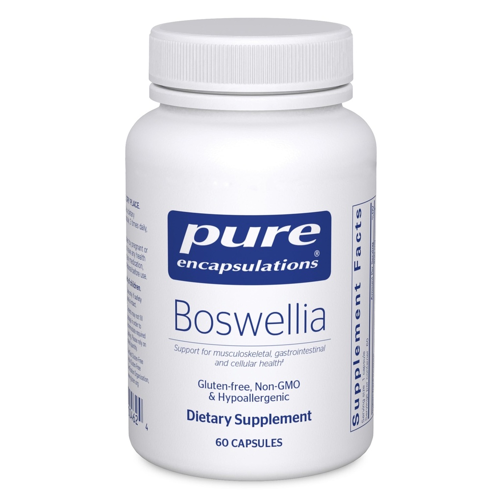 Pure Encapsulations Boswellia Supplement - pre Spoločné zdravie, GI & Connective Tissue - podporuje zdravé kĺby a tráviace zdravie* - Non-GMO & Vegan - 60 kapsúl