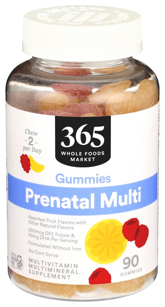 365 by Whole Foods Market, Prenatálna Gummy, 90 Počet