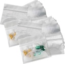 Pill Pouch Bags - (Pack of 400) 3" x 2,75" - BPA-Free, Poly Bag Jednorazové Zips Pilulky Baggie, Denné AM PM Travel Medicine Storage Pouches, Najlepšie Clear Reusable s Write-on Labels