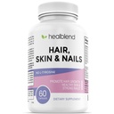 healblend vlasy kože a nechtov Vitamíny pre ženy s Biotin 5000 mcg, Železo a chrumkavý 