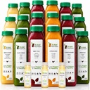 3 Denná šťava očistiť od Raw fontány, Všetky prírodné Raw Detox očistiť, Juicing pre telesný odpočinok, studené lisované šťavy rýchlo, skvelý spôsob, ako preskočiť zdravú stravu, 18 fliaš 12oz, 3 Zázvor Shots