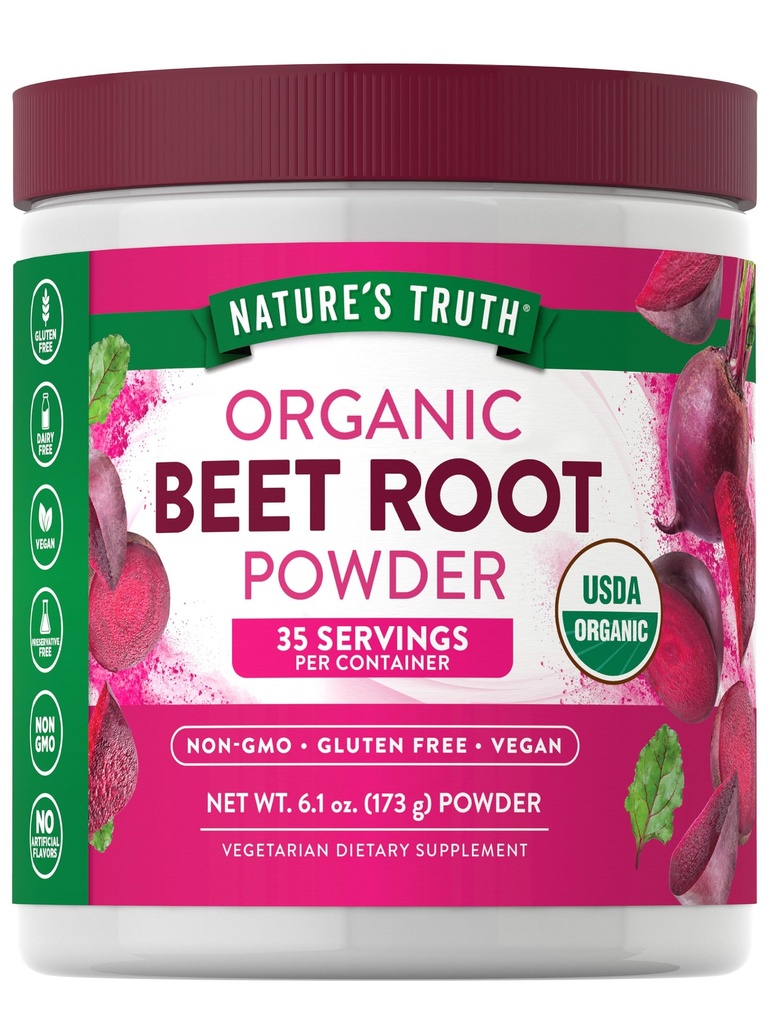 Prírodná pravda Organic Beet Root Powder 