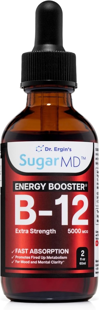 CukorMD Vitamín B12 5000 mcg Liquid Drops 